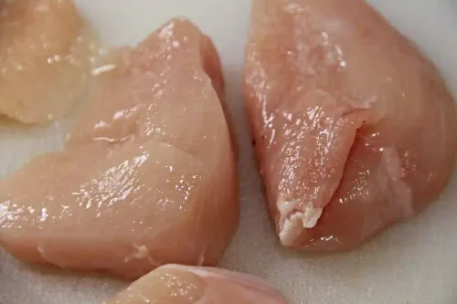 morceaux de poulet