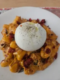 Gnocchis protéinés à la crème de chorizo et burrata – Recette gourmande pour sportifs