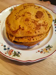 Pancakes à la patate douce et cannelle, moelleux et rapides